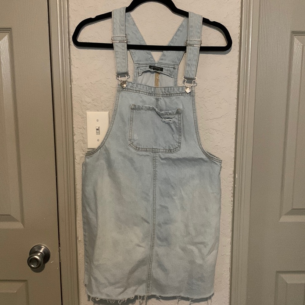Overall Denim Dress
